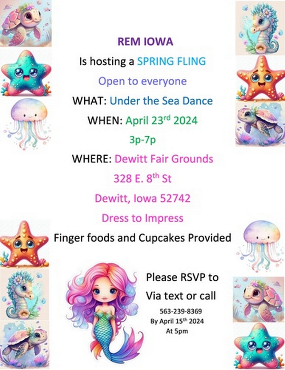 Spring Fling by REM IOWA Apr 23, 2024 Grow Clinton, IA